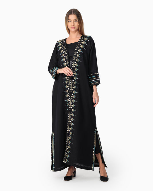 LOOR in Black Abaya